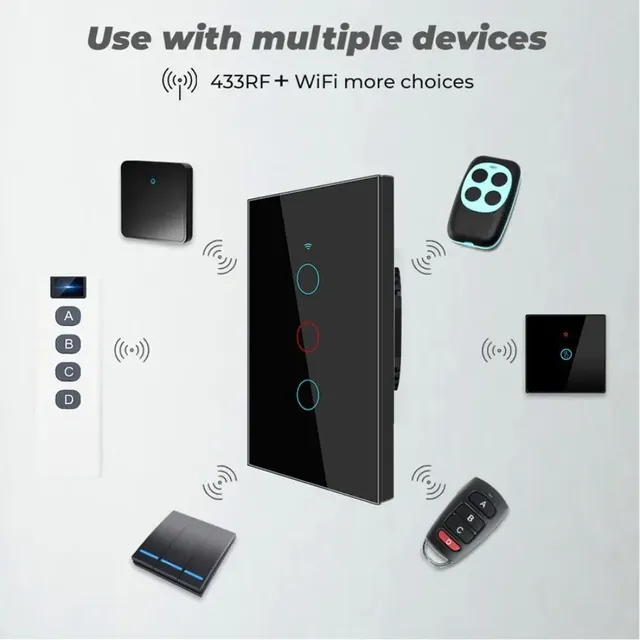 Interrupteur d'éclairage intelligent WiFi – vue 5