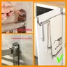 Porte serviettes suspendu acier inoxydable brossé… – vue 5