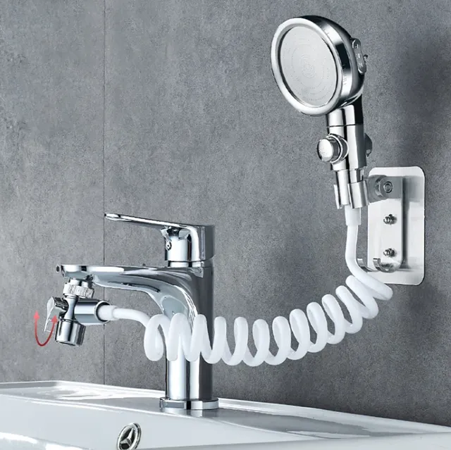 Lavabo piscine shampooing robinet de douche extension de… – vue 2