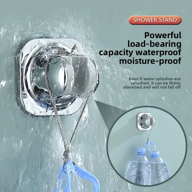 Support de douche à main sans poinçon – vue 3
