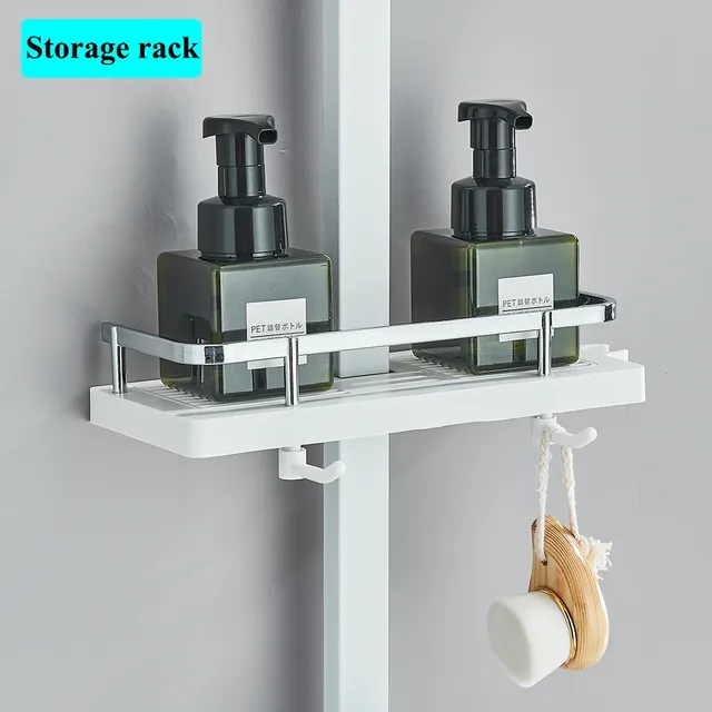 Ensemble de douche blanche avec longue rotation du bec – vue 4