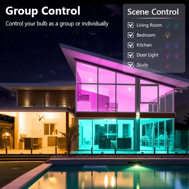 IMOU WiFi ampoule intelligente lumière LED à intensité… – vue 5