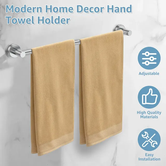 Barre serviettes murale extensible télescopique acier… – vue 2