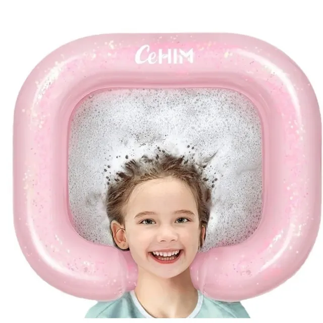 Lavabo gonflable en PVC pour le lavage des cheveux au lit – vue 2