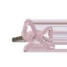 Poignée de porte en métal avec nœud papillon rose – vue 5