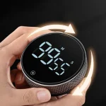 Minuterie de cuisine numérique LED, pour la cuisine, la douche, minuterie numérique électronique magnétique, minuterie intelligente, rappel mécanique, alarme, outil de cuisine