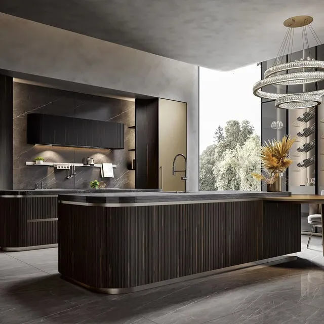 Armoires cuisine modulaires luxueuses design moderne… – vue 6