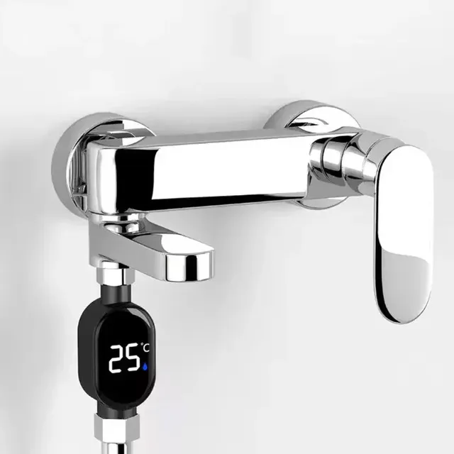 Thermomètre de douche d'eau domestique avec affichage… – vue 6