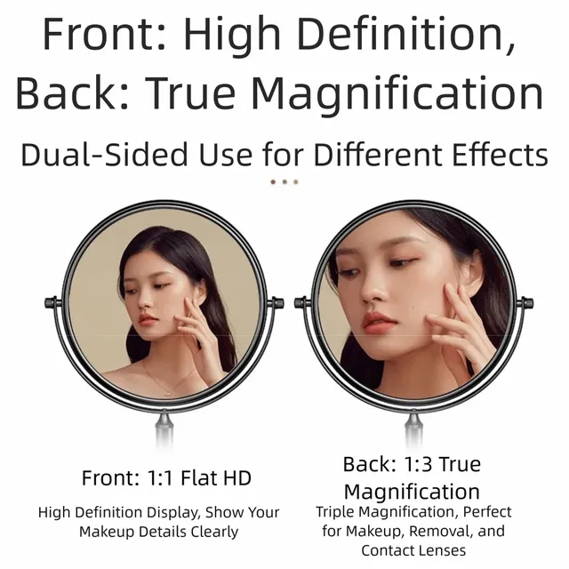Miroir de maquillage de bureau Double face – vue 6