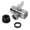 Déviateur robinet trois voies plastique chrome argenté… – vue 3