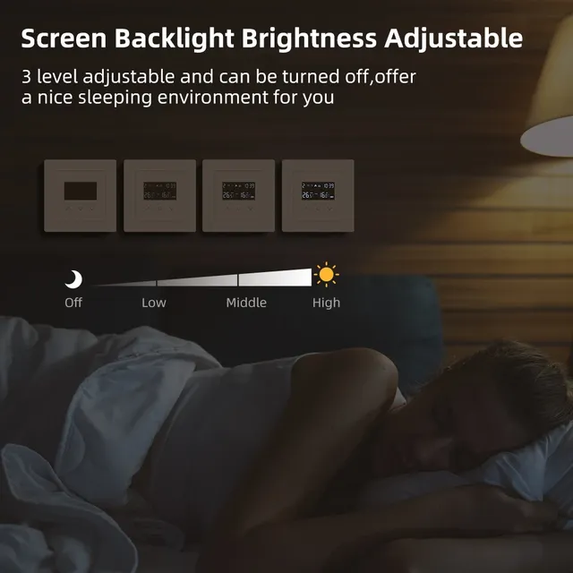 MIUCDA Tuya WiFi Thermostat intelligent – vue 5