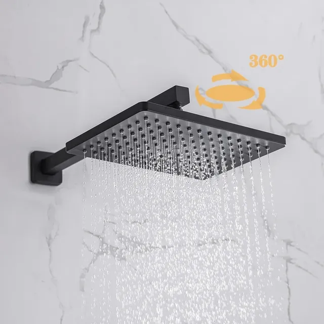Système de douche dissimulé noir – vue 5