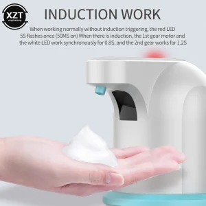 Distributeur automatique de liquide Regina, capteur sans contact, chargement USB, machine à mousse intelligente, capteur infrarouge, distributeur de désinfectant pour les mains Distributeur automatique de liquide Regina, capteur sans contact, chargement USB, machine à mousse intelligente, capteur infrarouge, distributeur de désinfectant pour les mains