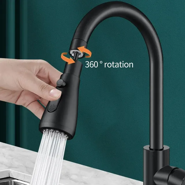 Cuisine 3 modes pomme de douche robinet de cuisine 360 °… – vue 6