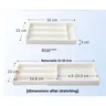 Organisateur tiroir extensible portable plastique PP… – vue 6