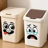 4 autocollants en PVC en forme de visage de dessin animé – vue 5