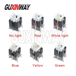 10 pièces interrupteur tactile 6*6*7 H commutateurs tactiles avec LED rouge blanc bleu jaune vert 6X6X7 MM micro-interrupteur/clé 6*6*7.2mm 10 pièces interrupteur tactile 6*6*7 H commutateurs tactiles avec LED rouge blanc bleu jaune vert 6X6X7 MM micro-interrupteur/clé 6*6*7.2mm