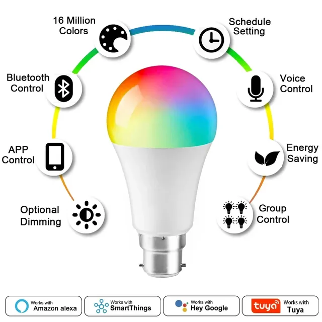 Ampoule Wifi B22 Smart Life – vue 3