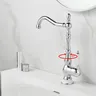 Robinet de lavabo doré de style européen – vue 5