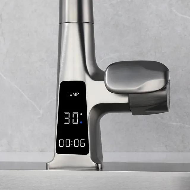 Mitigeur cuisine bec haut extractible flexible tressé… – vue 6