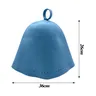 Sauna Anti-chaleur Sauna chapeau laine feutre bonnet de… – vue 5