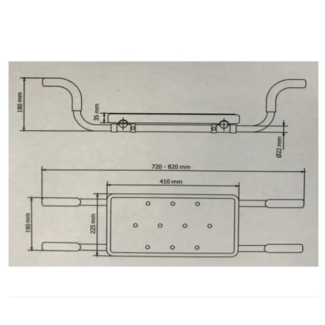 Siège de baignoire réglable en largeur T19C – vue 6
