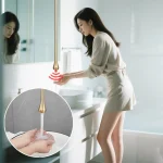 Robinet de salle de bains à Induction moderne, robinet de lavabo Design de plafond, mélangeur en laiton, capteur de lavabo, robinet d&rsquo;eau de bain, robinets d&rsquo;hôtel chaud et froid Robinet monté au plafond Goutte d&rsquo;eau