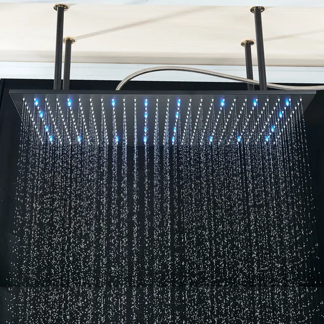Pommeau douche pluie grand rectangulaire 40x80cm… – vue 5
