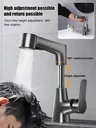 Robinet de lavabo pivotant extractible – vue 5