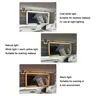 Miroir de maquillage pare-soleil de voiture LED avec… – vue 6