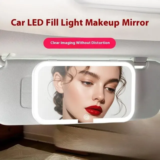 Miroir de maquillage haute définition avec lumières LED… – vue 6