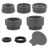 Adaptateur de robinet, connecteur de filetage ABS, Joints de robinet d&rsquo;eau, purificateur d&rsquo;eau, convertisseur de buse de barboteur pour salle de bains, accessoires de cuisine