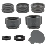 Adaptateur de robinet, connecteur de filetage ABS, Joints de robinet d&rsquo;eau, purificateur d&rsquo;eau, convertisseur de buse de barboteur pour salle de bains, accessoires de cuisine