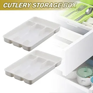 Organisateur tiroir couverts plastique polypropylène non toxique blanc…