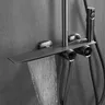 Système de douche de salle de bain en laiton gris odorde… – vue 2