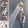 Pommeau douche turbocompressé haute pression trois modes… – vue 2