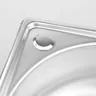 Évier de cuisine doux Triangle en acier inoxydable – vue 2