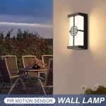 Capteur de mouvement mur LED lumière 16W intérieur et extérieur étanche IP66 porche applique maison applique décoration éclairage