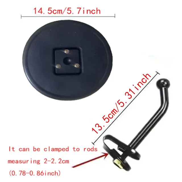 Miroir de recul pour tricycle de camion – vue 3
