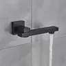 Ensemble de douche à chaud noir avec boîte orange – vue 6