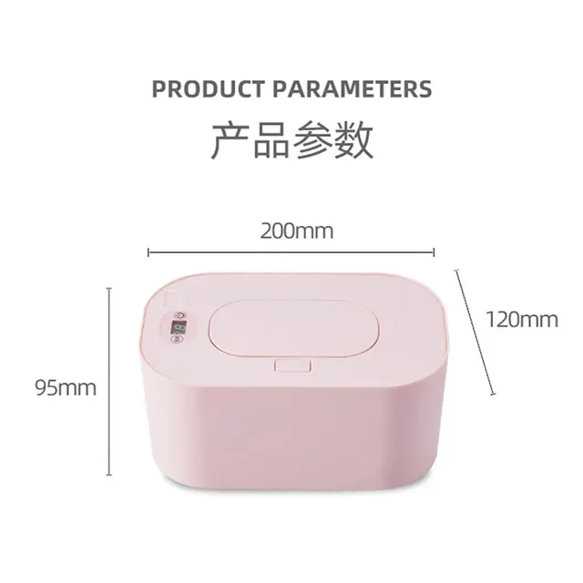 Chauffe lingettes bébé portable compact affichage… – vue 6