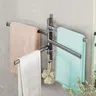 Salle de bain Porte-serviette Rotatif Porte-serviettes… – vue 4