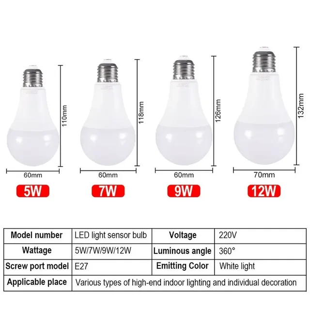 Ampoule LED du crépuscule à l'aube – vue 3
