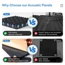 Paquet de 12 panneaux acoustiques auto-adhésifs – vue 2