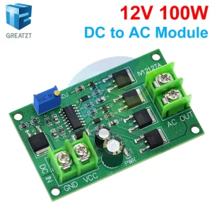 Transformateur d’onduleur de puissance 100W DC-AC DC 12V à AC 12V, générateur de Signal à onde carrée, régulateur de tension, carte de convertisseur de puissance Transformateur d’onduleur de puissance 100W DC-AC DC 12V à AC 12V, générateur de Signal à onde carrée, régulateur de tension, carte de convertisseur de puissance
