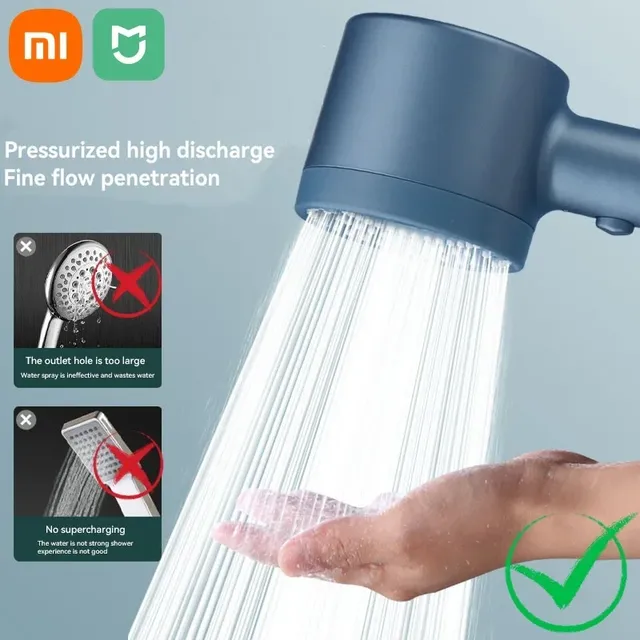 Pommeau douche main pressurisé réglable cinq modes…