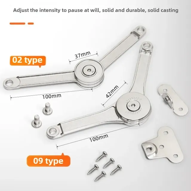 Charnières hydrauliques à arrêt aléatoire pour porte… – vue 2