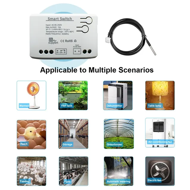 Commutateur intelligent de moniteur de température et… – vue 2
