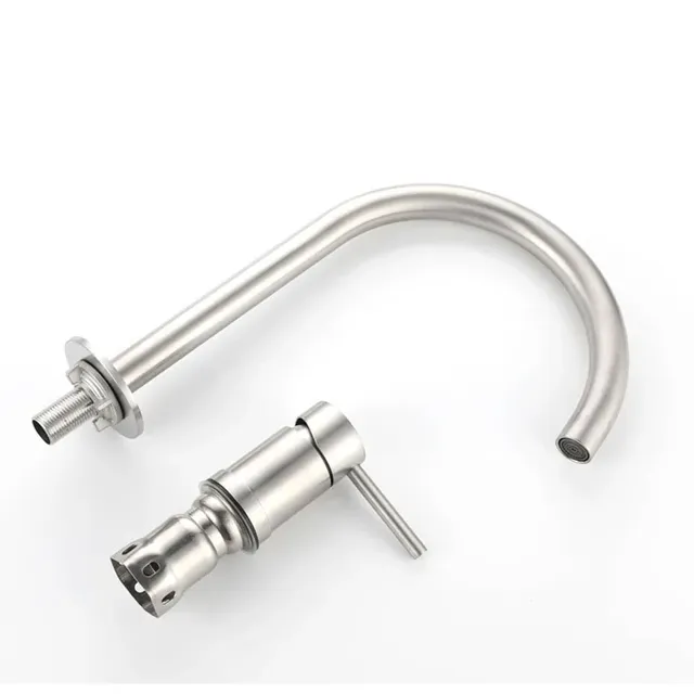 Mitigeur monocommande lavabo acier inoxydable 304 brossé… – vue 5