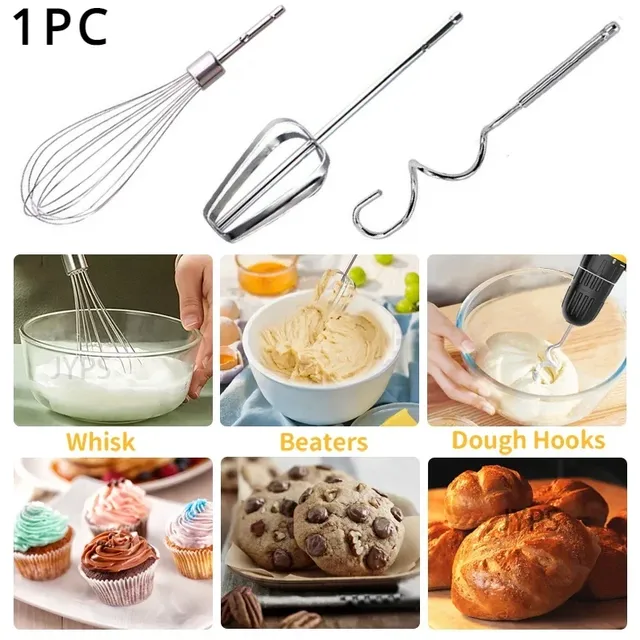 Batteur à œufs de cuisine en acier inoxydable